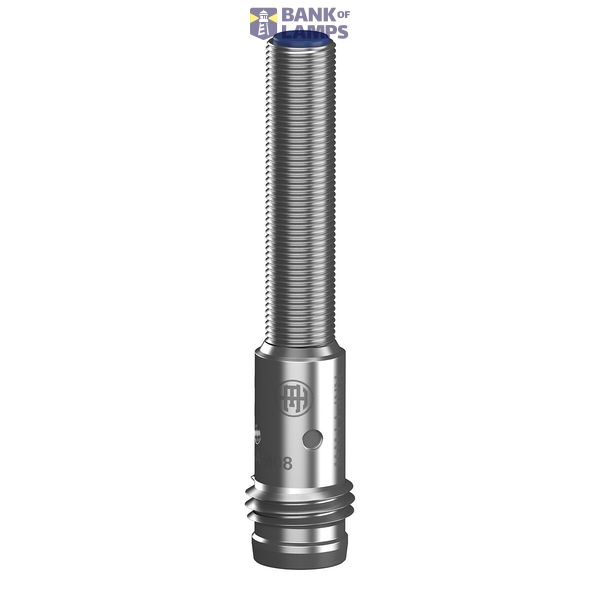 miniature inductive sensor cylindrical M5 Sn 0.8 mm M8 connector (CT à image 1