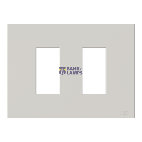 Frame - 2-gang / 1+1-modules - ABB logo - Dune image 1