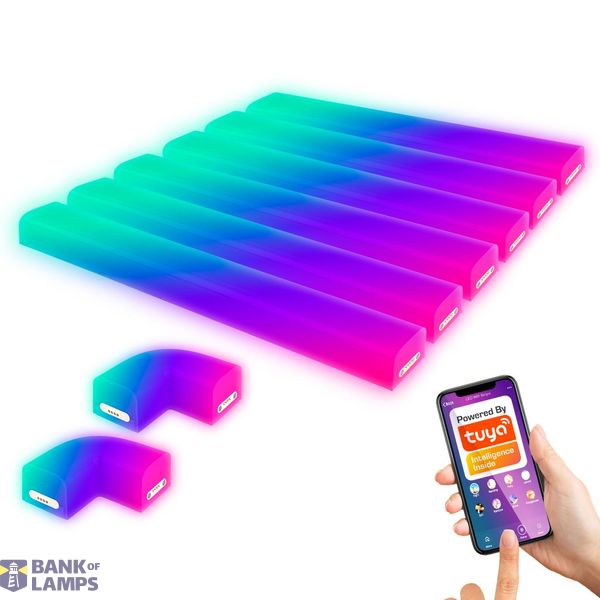 WiFi+Bluetoot RGB IC LED Wandleuchte,weiß, LED/24W image 1