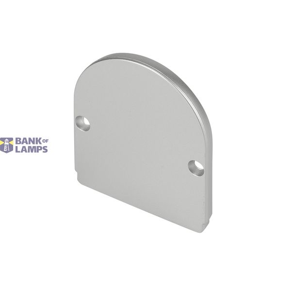 GLENOS end cap for industrial profile dome, silver, 2 pcs. image 1