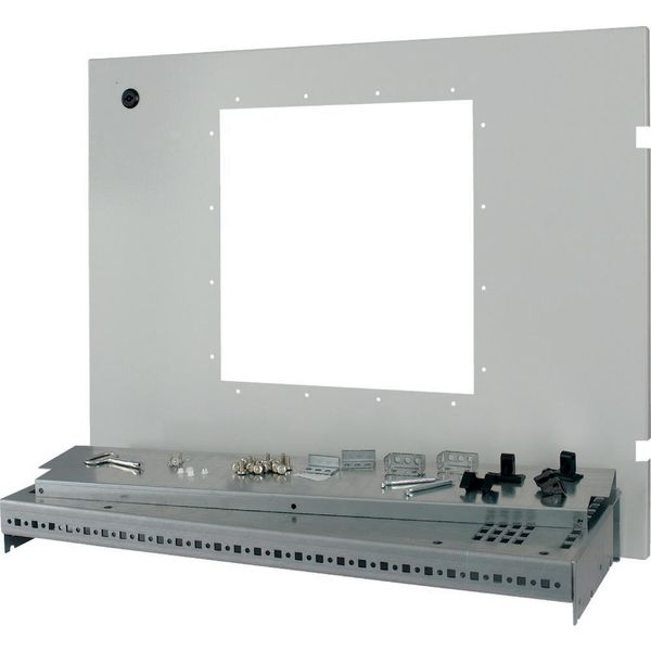 XMIX40F08D Mounting kit: IZMX40, fixed mounted design, W=800mm, grey image 3