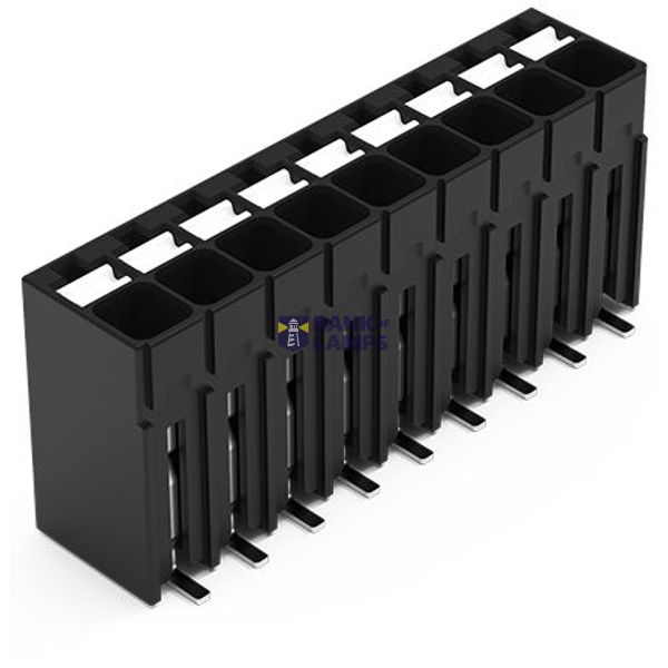 SMD PCB terminal block push-button 1.5 mm² black image 1