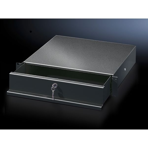 DK Drawer, 3 U, For a 482.6 mm (19") attachment level image 2