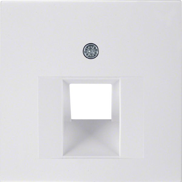 Centre plate for FCC soc. out., S.1/B.3/B.7, p. white glossy image 1