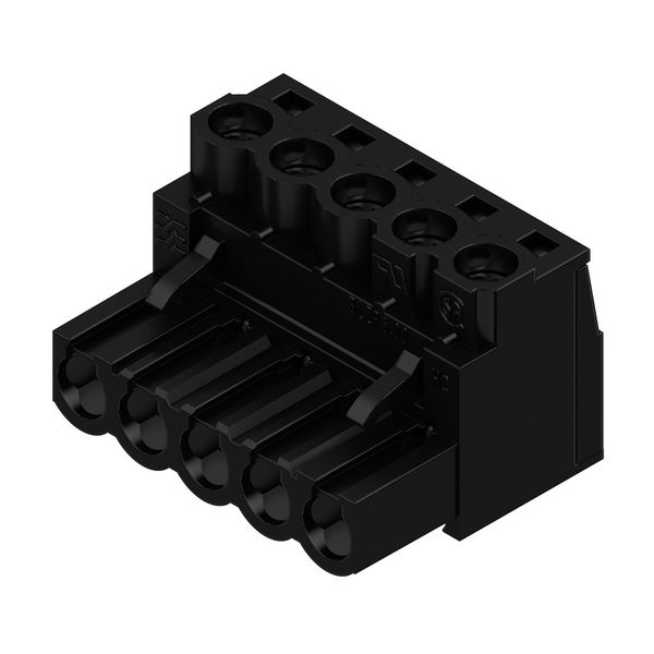 PCB plug-in connector, female plug, 5.00 mm, Number of poles: 5, 180°, Clamping yoke connection, Clamping range, max. : 4 mm², Box image 2