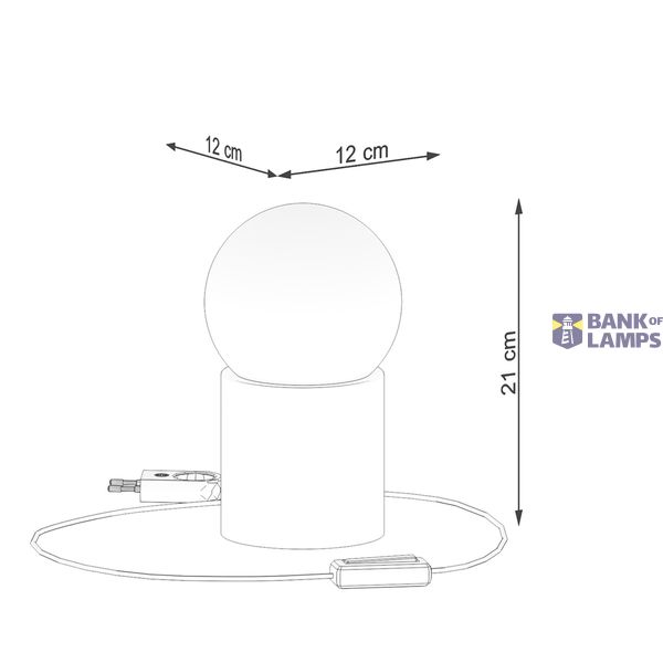 BOOMO DESK LAMP NATURAL WOOD G9 1X8W IP20 image 4