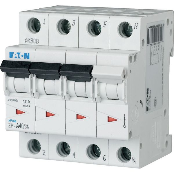 ZP-A40/3N Off switch, 3-phase+N, 40A image 1