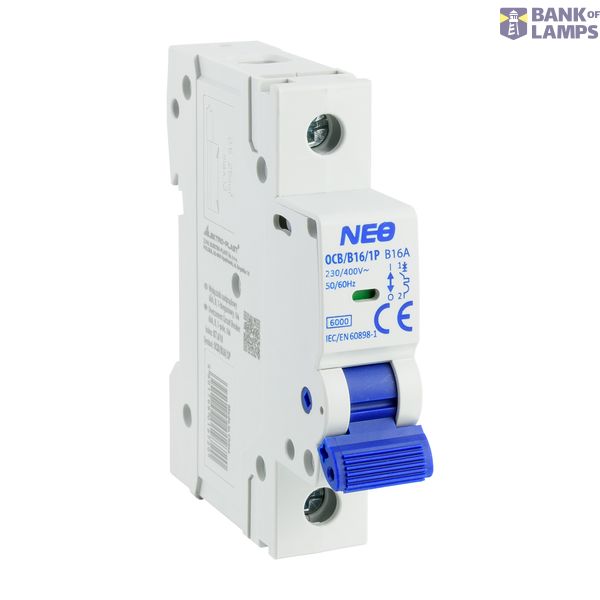 Circuit breaker, 6kA, B, 1-pole, 16A OCB/B16/1P image 1