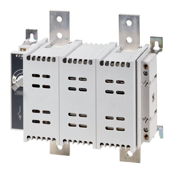 DDC-1000/2-SK DC switch disconnector, 1000 A, 2 pole, 1 N/O, 1 N/C, Without rotary handle and drive shaft, rear mounting image 4