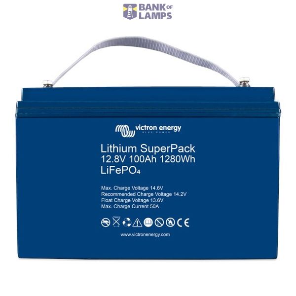 Victron Energy Akumulators Lithium SuperPack 12,8V/100Ah (M8) High Current image 1