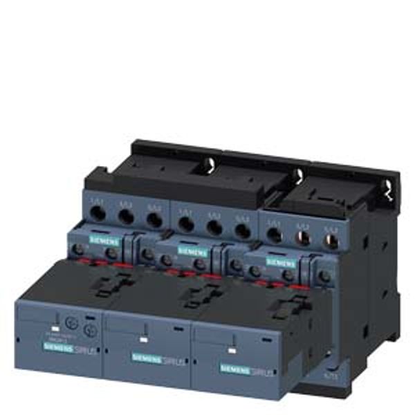 Contactor assembly for star-delta (wye-delta) start AC-3, 22 kW/400 V, 24 V AC 50/60 Hz, image 1