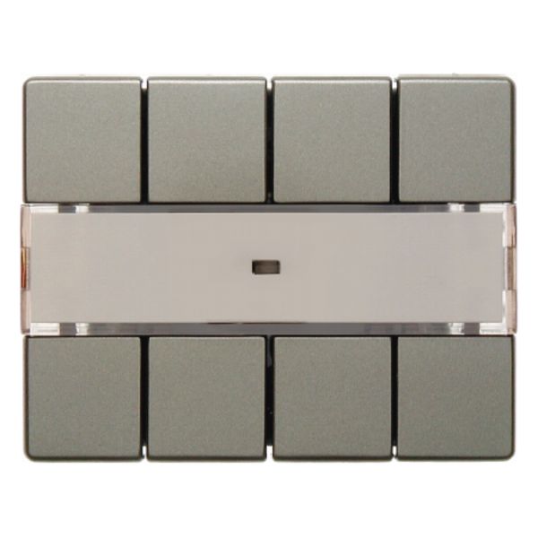 Arsys Light Scene Push Button 4-gang Comfort, Labelling Light Bronze L image 1