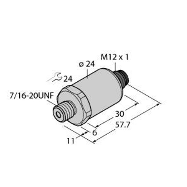 Pressure Transmitter With Current Output (2-Wire)   PT3000PSIG-2005-I2-H1141 image 1