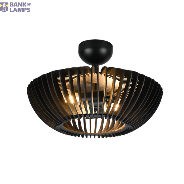 Colino ceiling lamp E27 matt black image 1