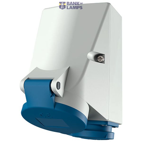 Wall socket Twinbox 16A 4P 9H 230V + SCHUKO IP44 image 1