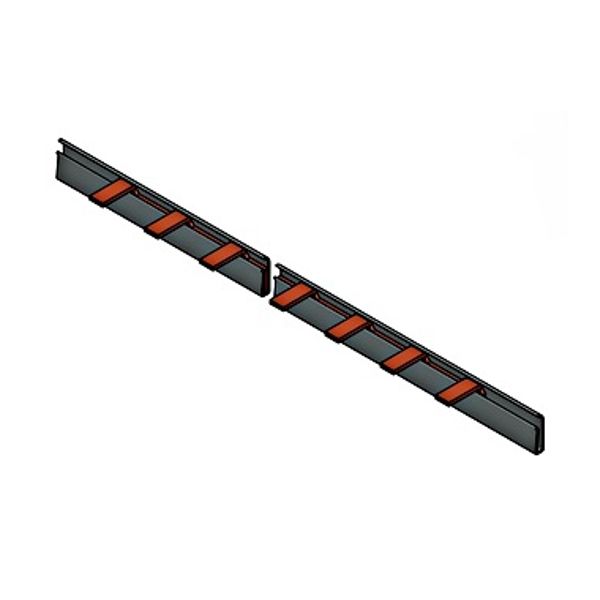 Busbar Pin Version 1-pole, 16mmý, / MW=27mm for D0-devices,1m (The price is shown without markup on metals. Request a quote for accurate information) image 1
