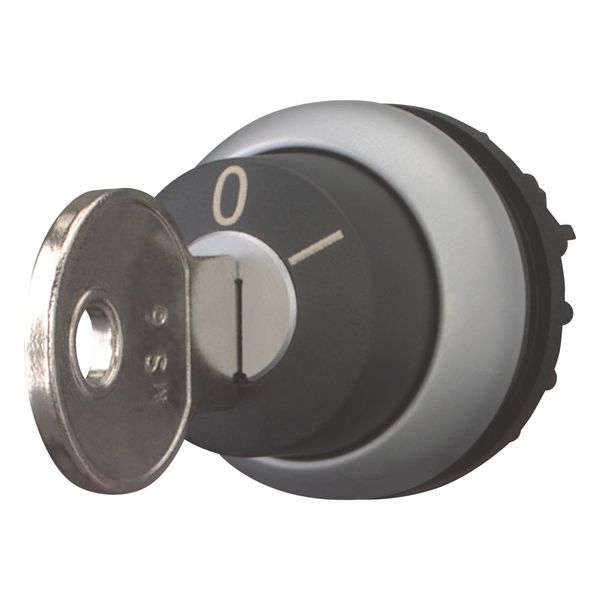 M22-WRS-MS6 Key-operated actuator, maintained, 2 positions, MS6, Key withdrawable: 0, I, Bezel: titanium image 5
