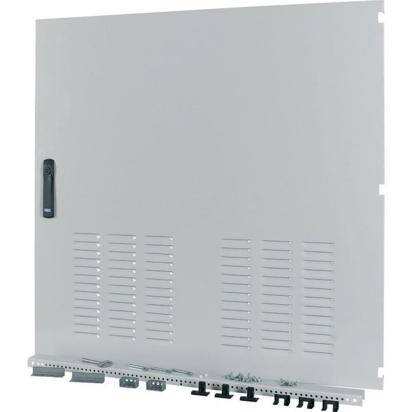 XSDMRV4097510 Box Solution door, ventilated, IP42, right, HxW=975x1000mm, grey image 4