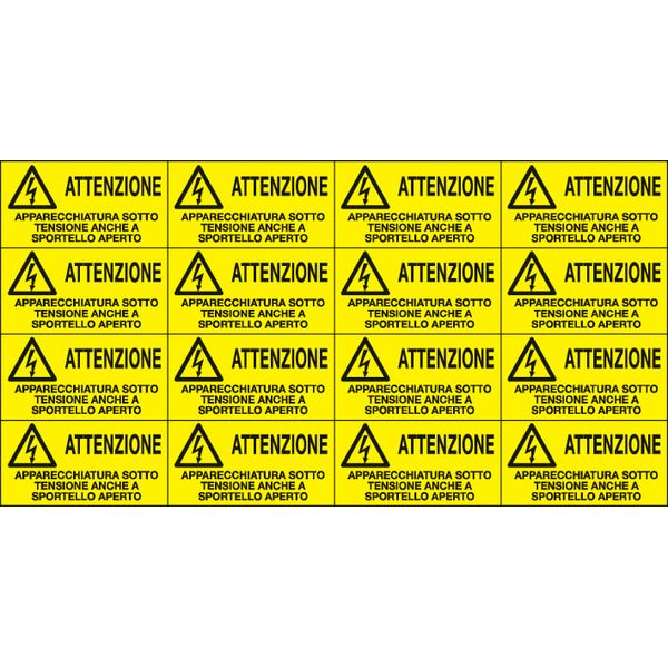 Adhesive label - Dimensions: 330 x 170 mm image 1