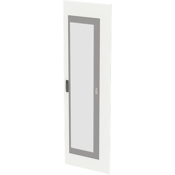 Transparent door 5PW/14GU, right, RAL7035 image 1