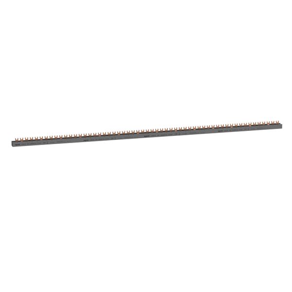Fork type supply busbar, with 4P, lenght 1 meter for maximum 14 modules image 1
