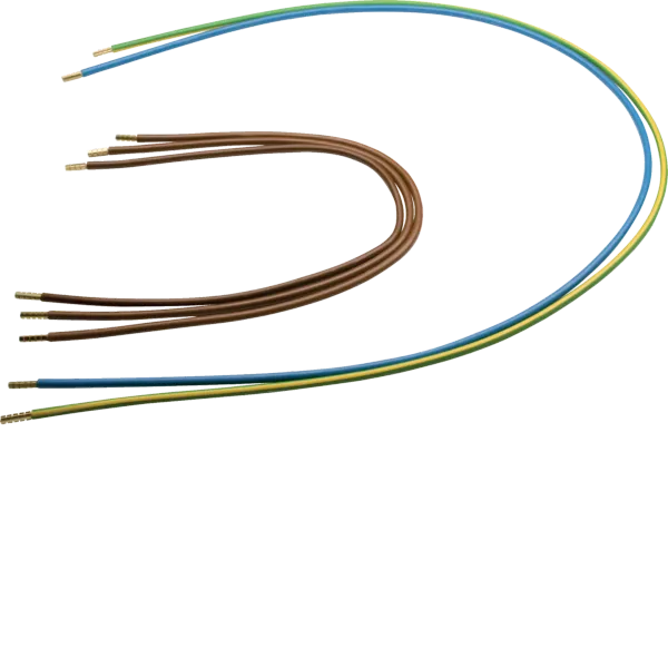 Outgoing wiring harness, univZ, 10 mm², 5P, L1,2,3,N, PE=575, 575, 575, 1100, 1100, H/H image 1