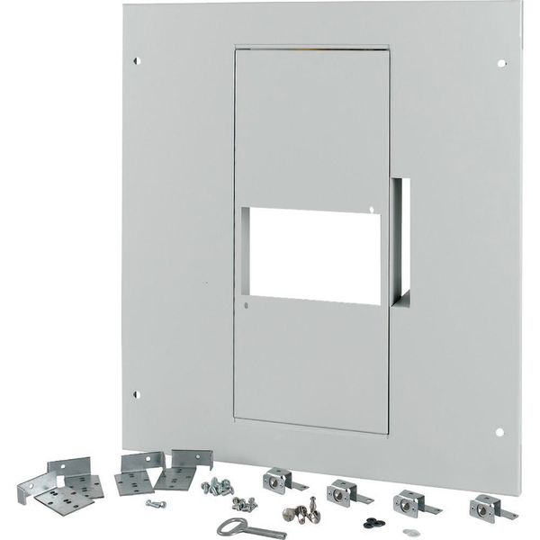 XM2N44W10C-XR Front plate, 2xNZM4, 4p, withdrawable + remote operator, W=1000mm, grey image 3