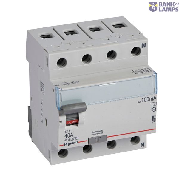 RCCB TX³ - 4P - 400 V~ - 100 mA - 40 A - AC type image 2