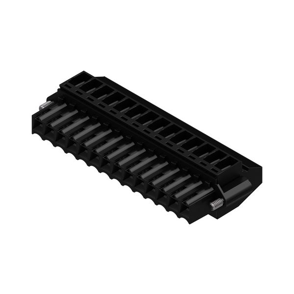 PCB plug-in connector, female plug, 3.50 mm, Number of poles: 14, 90°, Clamping yoke connection, Clamping range, max. : 1.5 mm², Box image 4