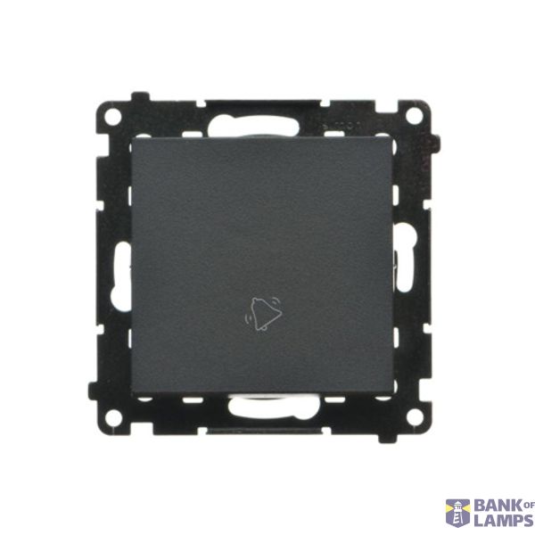 Bell Button, 10AX, black matt image 1