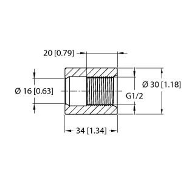 Accessories Cylindrical Welding Sleeve without Control Bore   NCLS-WA0 image 2