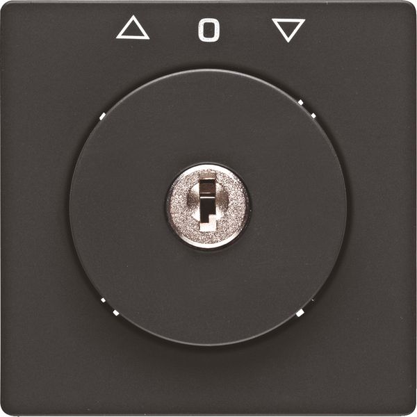 Centre plate lock key switch blinds imprint Berker Q.1/Q.3 anthracite image 1