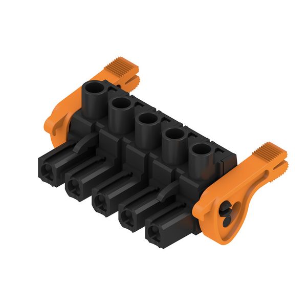 PCB plug-in connector, female plug, 7.62 mm, Number of poles: 5, 180°, Clamping yoke connection, Clamping range, max. : 4 mm², Box image 4