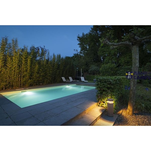 CONCRETE, Pole 55, PHASE, Floor Luminair, 2700 K, IP65, grey image 1