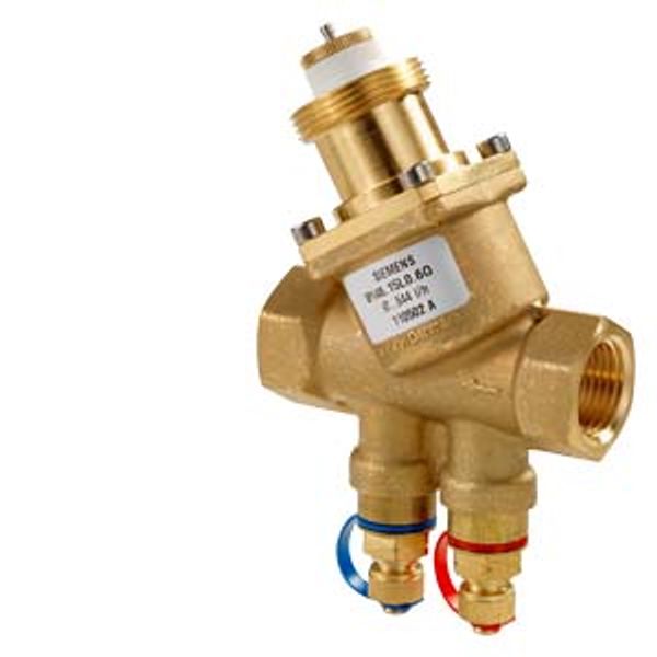 VPI46.20F1.8Q - Combi valves, internally threaded, PN25, DN20, 300...1800 l/h, pressure test points image 1