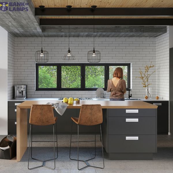 HANGING LAMP CELTA BLACK E27 1X60W IP20 image 6