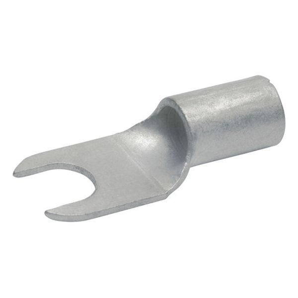 Uninsulated forked cable lug, 10 mm², M5, metal, 1652C5 image 1