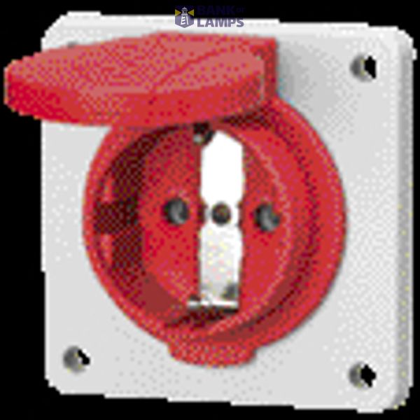 WCD inb 16A2P+A 230V IP54 SCHUKO rood image 1