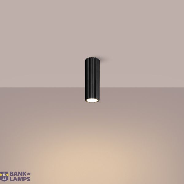 HIGH CEILING TUBE 20CM FROM THE CARBON SERIES FOR HALLWAY image 3