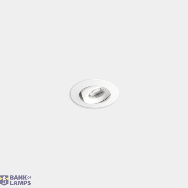 Downlight Play Flat Mini Round Adjustable 1.5W LED warm-white 2700K CRI 80 7.2º ON-OFF White IP23 116lm image 1