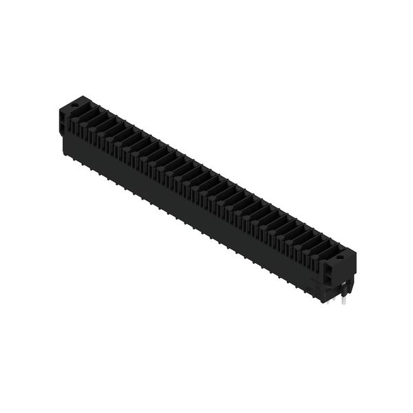 PCB plug-in connector, male header, Solder flange, THT/THR solder connection, 3.50 mm, Number of poles: 30, 180°, Solder pin length (l): 3.5 mm, tinned, black, Box image 2