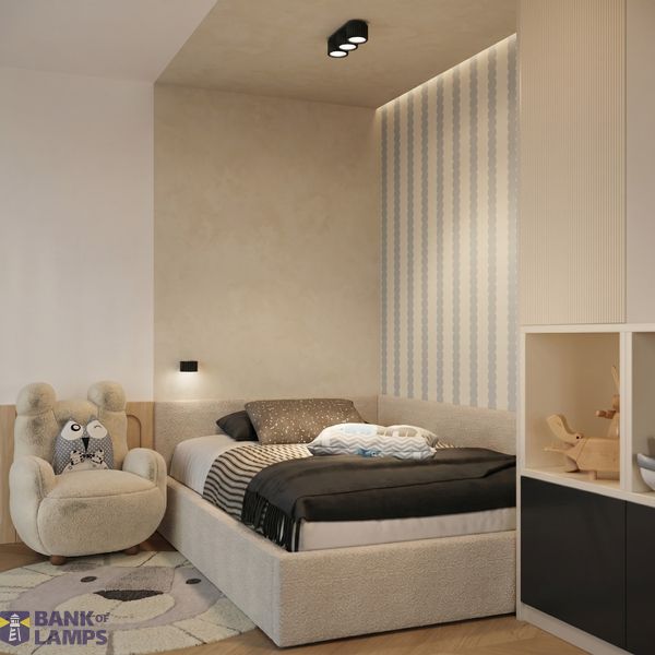 Wall lamp AURA black Gx53 image 4