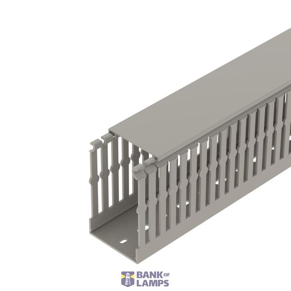 Slotted cable trunking system CABLIX Set 100x60 7030 2000x60x100 Polyv image 1