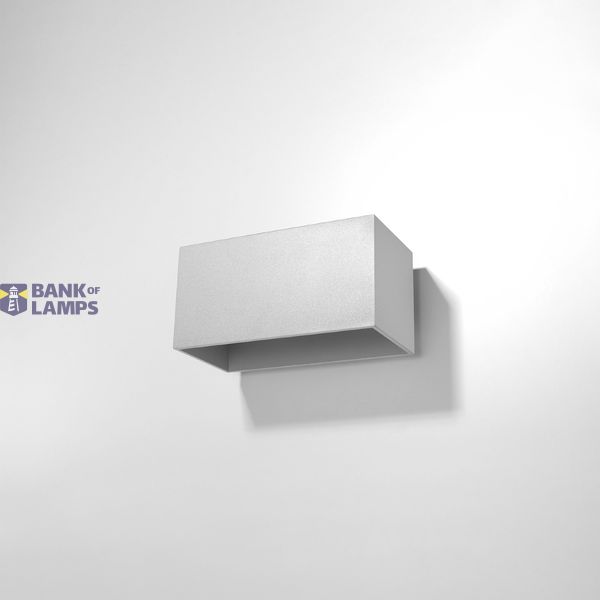 WALL LAMP QUAD MAXI GREY G9 2X40W IP20 image 8