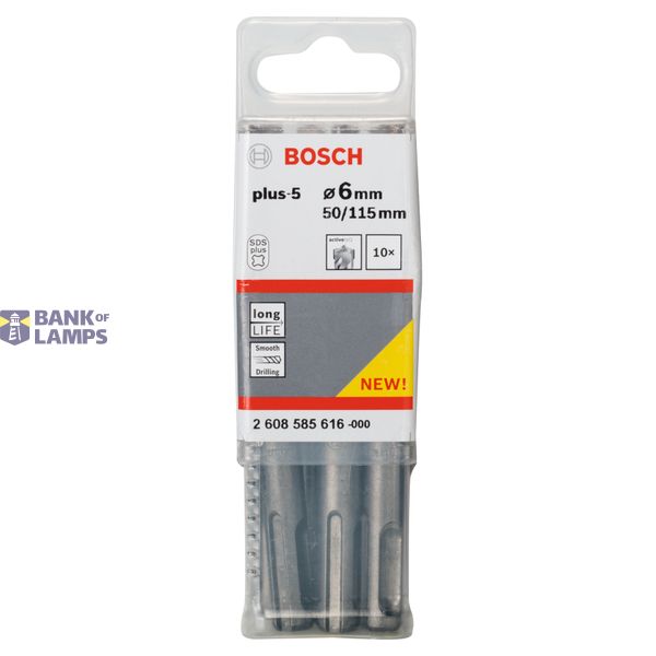Hammer drill bit SDS-plus-5 6 x 50 x 115 mm image 2