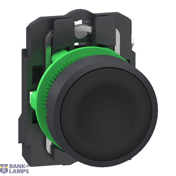 Plastic PB black flush 1 NO Push-in image 2