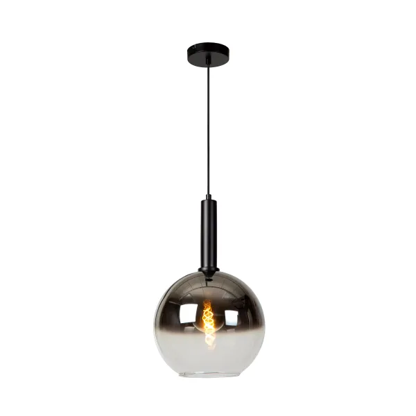 Lucide MARIUS - Pendant light - Ø 30 cm - 1xE27 - Black image 1