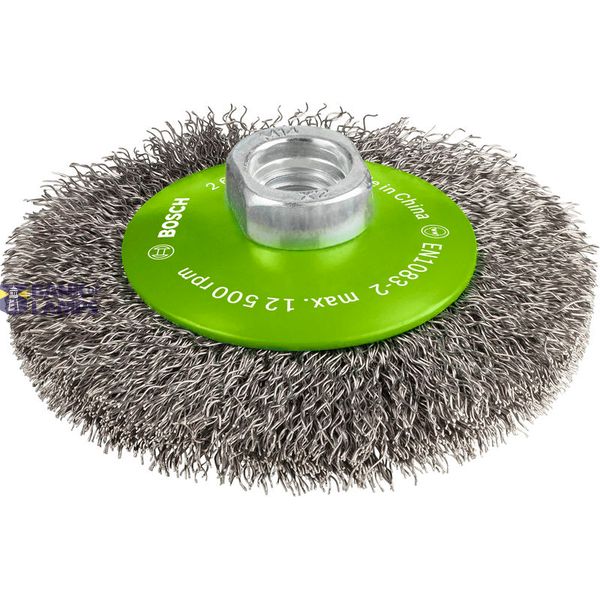 Bevel Brush Crimped 100 Stainless image 1