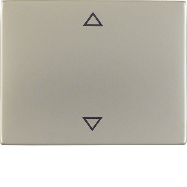 Rocker imprinted arrows symbol, K.5, stainless steel, metal matt finis image 1