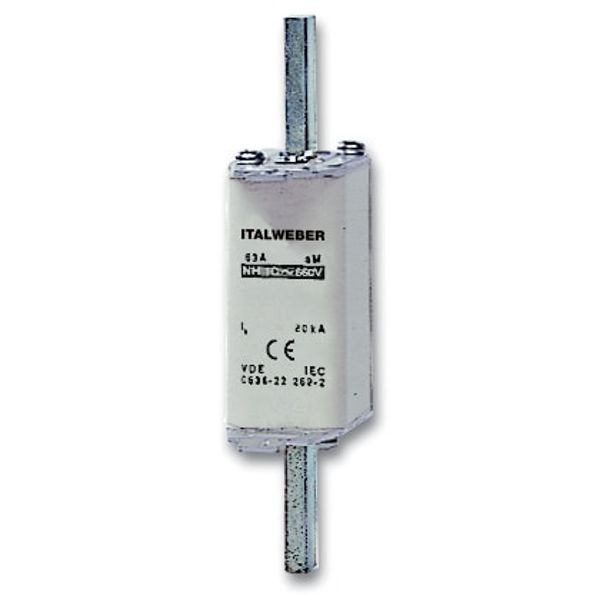 NH1C KTF aM 63A 690V fuse image 1